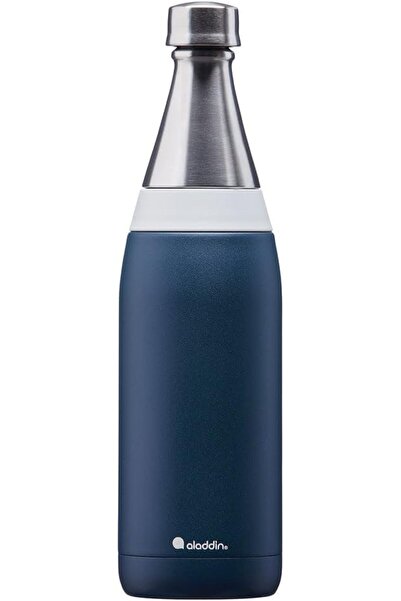 Aladdin fresco thermavac stainless steel water bottle, deep navy, 0.6l