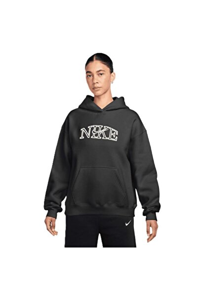 Nike Φούτερ με κουκούλα Γυναικείο Αθλητικό Φλις MW OS LGO PO HDY