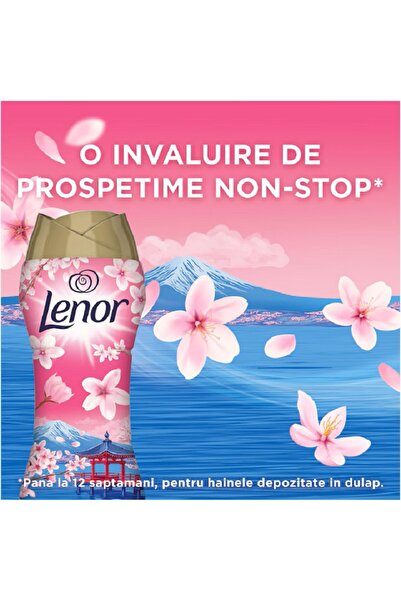 lenor Ediție Limitată Perle de rufe parfumate cu floare japoneză, 195 gr