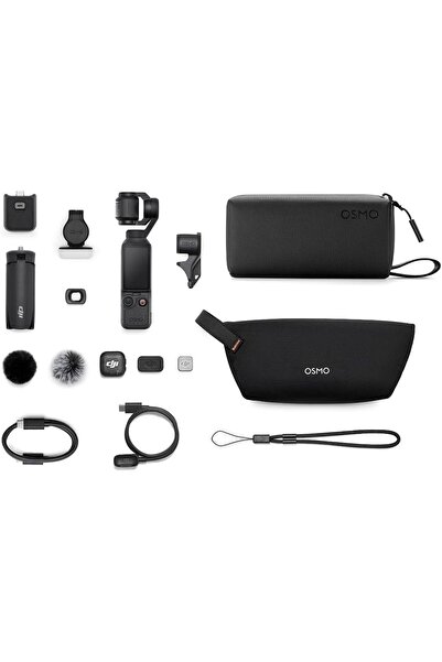 DJI Osmo Pocket 4 Creator Combo, Pocket Gimbal Vlog Camera, 1″ CMOS & 4K/240f...