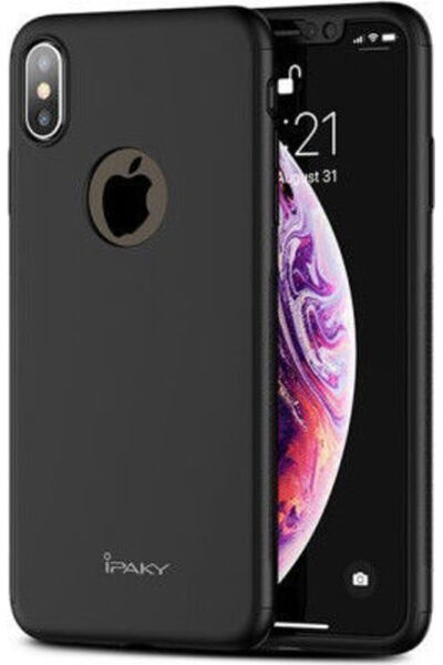 iPaky Πλήρης Προστασία 360° Πλαστικό Μαύρο (iPhone XS Max) Κωδικός: 101114907A