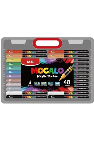 M&G Marker cu vopsea acrilica MOCALO M&G, varf pensula