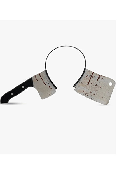 Halloween Creepy Zombie Fake Cleaver Headband