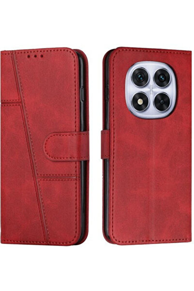 OEM Mount Design Πορτοφόλι Κόκκινο (Redmi Note 14 Pro+)