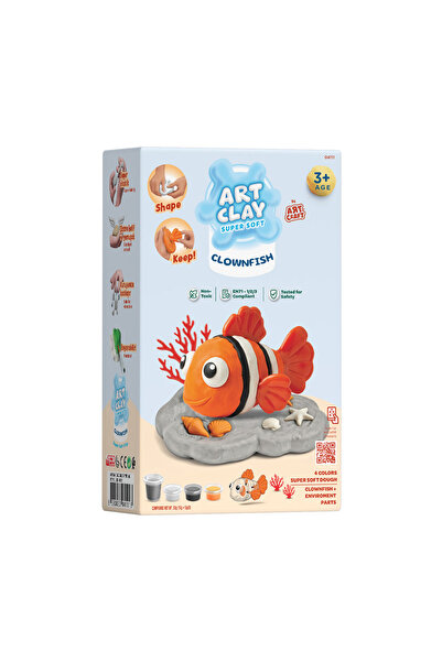 Art Craft Palyaço Balığı - Art Clay Deniz Canlıları Süper Hafif Kil // Art Cl...