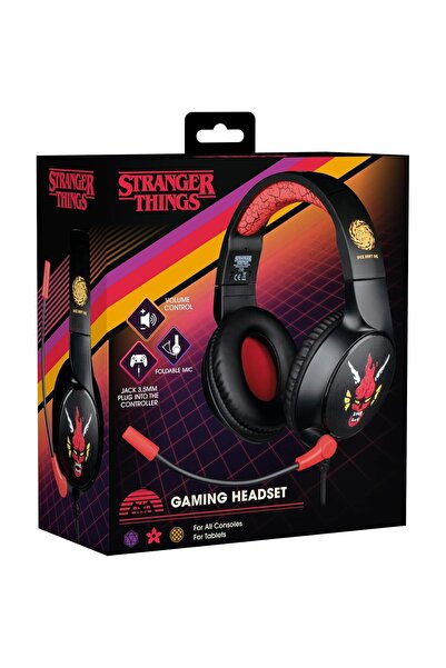 Konix Stranger Things Ενσύρματα Ακουστικά Gaming, Περιφερικά στα αυτιά, για P...