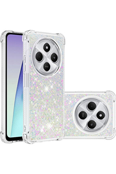 OEM Διπλή Πίσω Θήκη Σιλικόνης Λευκή (Redmi 14C / Poco C75)