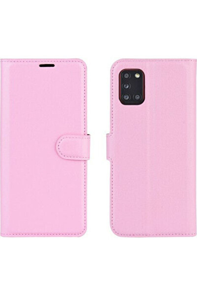 OEM Θήκη-Βάση Συνθετικό Δέρμα Ροζ (Galaxy A31) Κωδικός: 101227122E