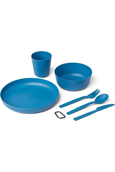 Sea to Summit Camp 6-Piece Dinnerware Set, Cendre Blue