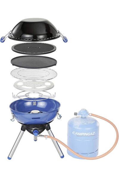 Campingaz 2000W Party Grill 400 All-in-One Camping BBQ, 36 cm x 42 cm Size, B...