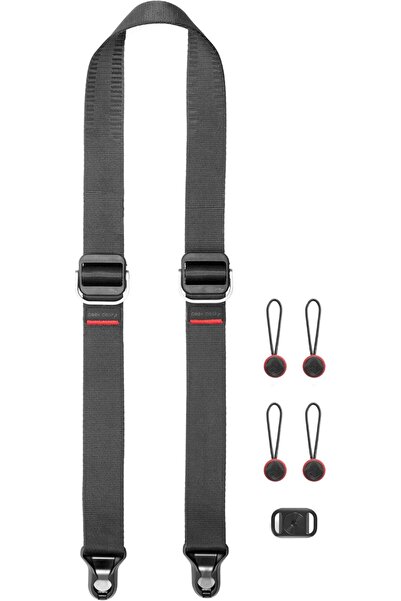 Peak Design SLL-BK-3 Slide Lite, Mirrorless Camera Strap, Black