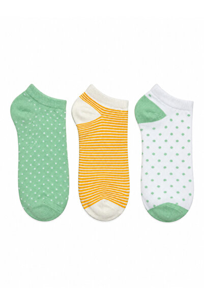 Bamuta Socks 3-Pack Women's Cotton Booties Socks