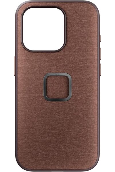Peak Design Mobile Everyday Fabric iPhone 15 Pro v2 Redwood