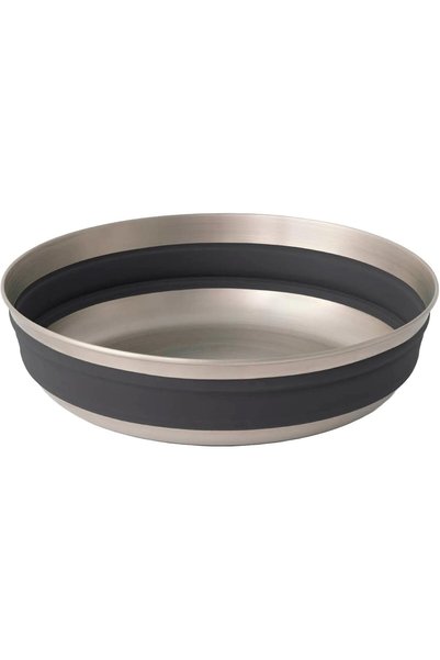 Sea to Summit S2S Detour Stainless Steel Collapsible Bowl L Beluga Black