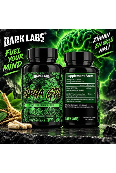 DARK LABS Alpha Gpc 600 mg – 100 caps