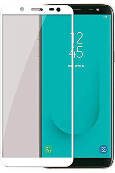 Samsung Σκληρυμένο Γυαλί Λευκό (Galaxy J6)