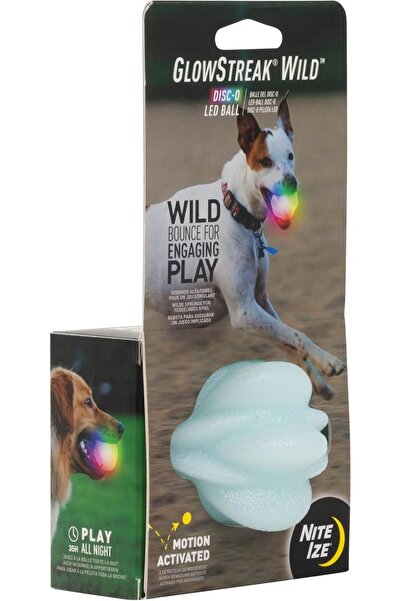 Nite Ize Pet Glowstreak Wild LED BAll-Disc-O