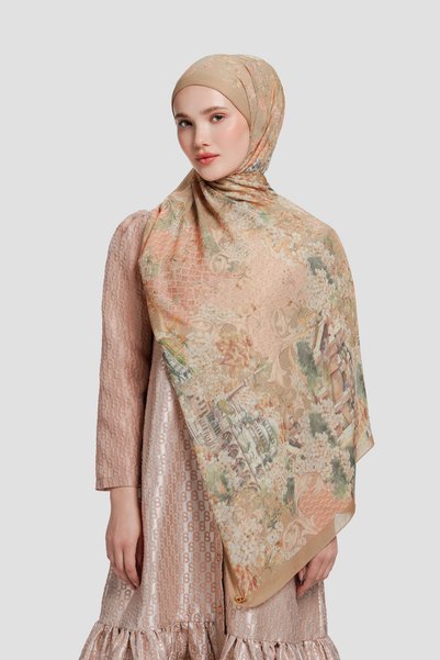 Buttonscarves شال فيسكون اسطنبول - بقلاوة