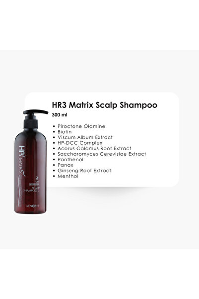 genosys HR³ Matrix Medi Scalp Shampoo α, 300 ml