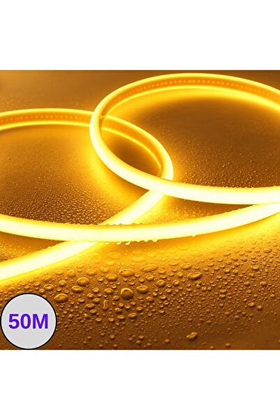 proled Bandă LED caldă, 8W/m, 1800K Galben Auriu, 400 lm/m, 585-595 nm, COB 2...