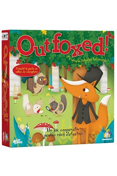 Gamewright Outfoxed, pe urmele vulpitei hotomane. Joc de soci