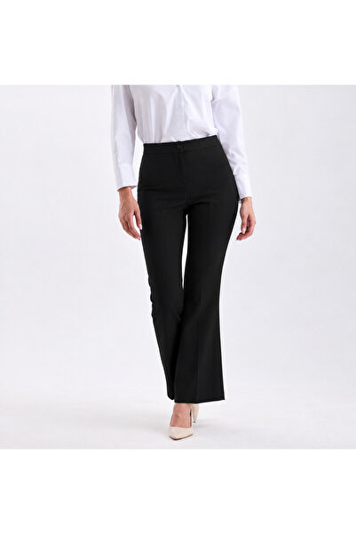 Royteks Fashion Women's Spanish Leg Fabric Trousers