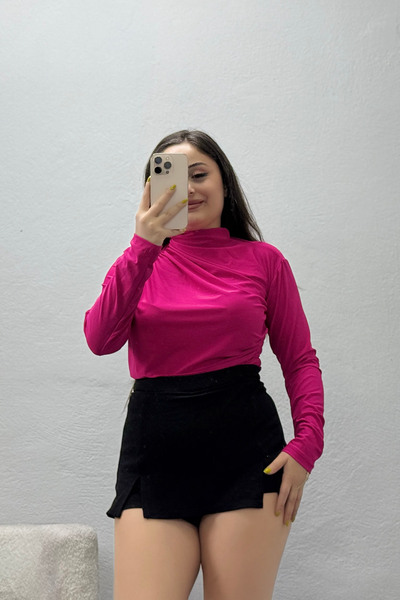 BELENDİR Women's Sandy Long Sleeve Blouse Pink