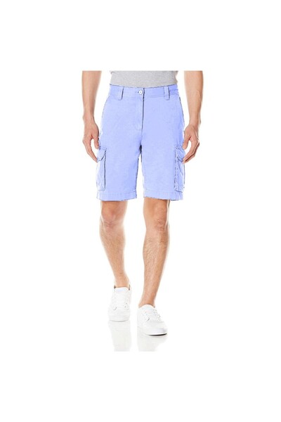 OXFORD HOME Ανδρικά Βαμβακερά Σορτς Κάργκο Μπέρμπιντα, Ανοιχτό Μπλε SH-003