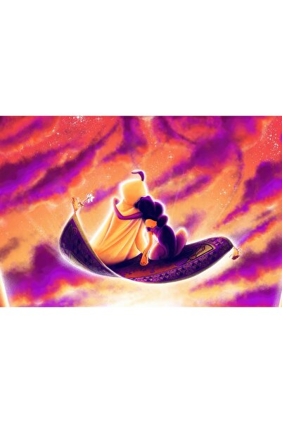 OEM Poster Aladdin și Jasmine, 61x90 cm, poster3685