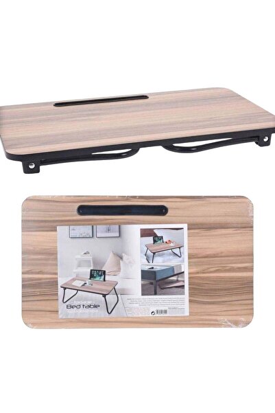 Koopman Masă pliabilă pentru laptop și tabletă, pentru utilizare în pat sau pe canapea, din MDF, 52.5x30x21.5 cm