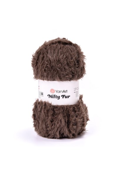 Yarnart Nifty Fur Plush Fur Textured Thick Knitting Yarn 100% Polyester 100 G...