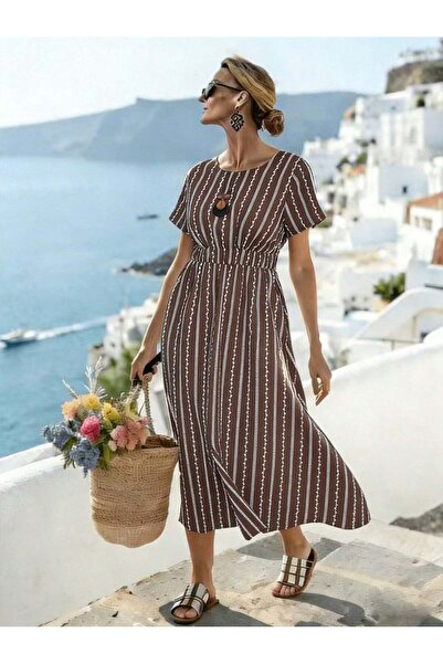 Sheya Rochie maxi, maro - 4XL