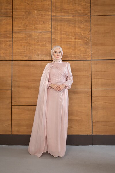 OZELİMMODA Janjan Elbise | Pembe