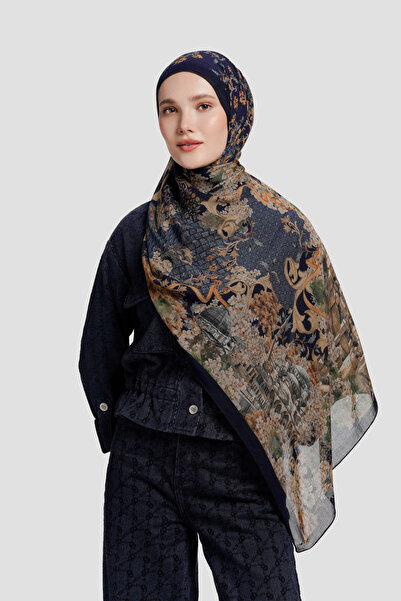 Buttonscarves Istanbul Viskon Şal - Boğaziçi