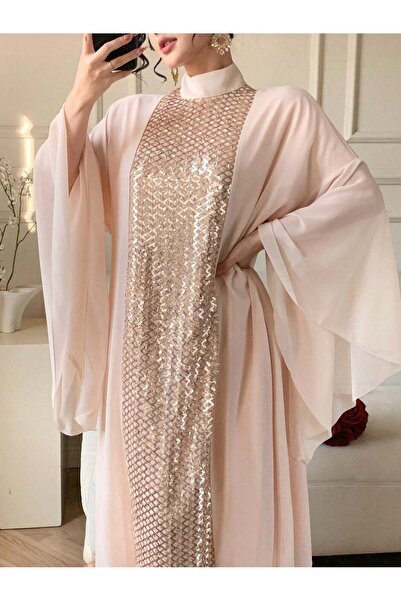 Sheya Rochie maxi, auriu - M