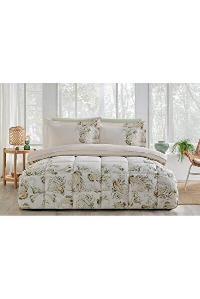 Özdilek Sleeping Set Ranforce Double Beige Paisley Wind