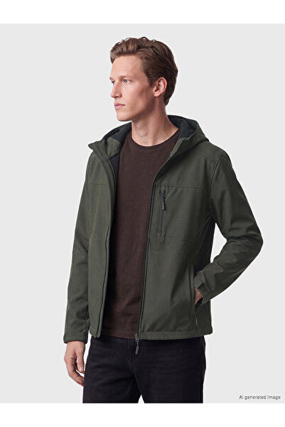 LC Waikiki Rmz Gi̇yi̇m Farkiyla Standard Fit Hooded Men's Coat