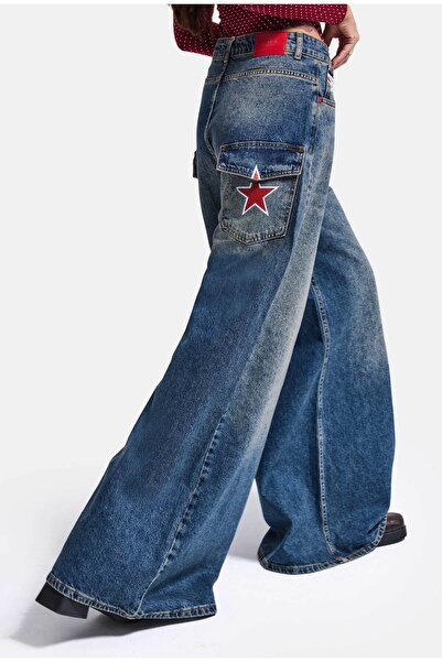 it's basic Kadın 2w6-8 Süper Baggy Özel Tasarım Jean