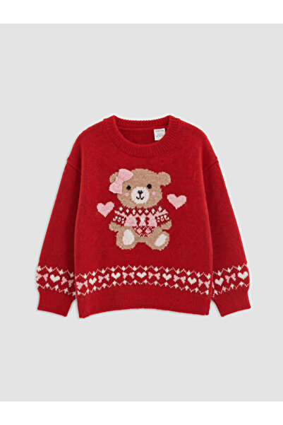 LC Waikiki Timeless Clothing & Timeless Choices Embroidered Girls' Knit Sweater