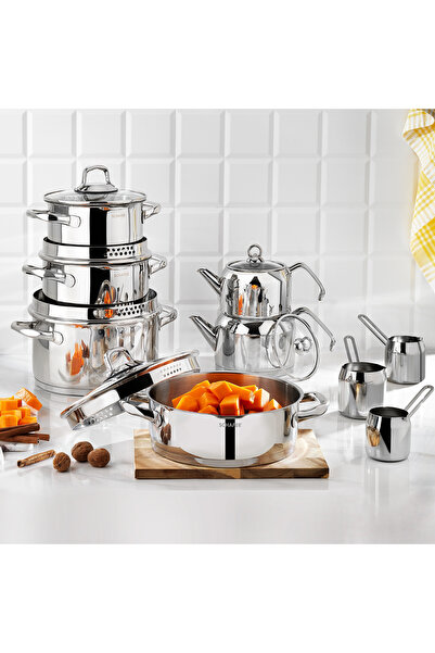 Schafer Jewel Çelik Çeyiz Seti 15 Parça-Inox