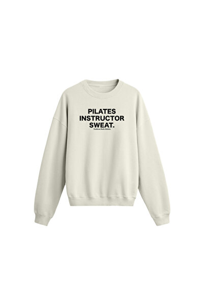 genosha Pilates Instructor Printed Oversize Sweatshirt