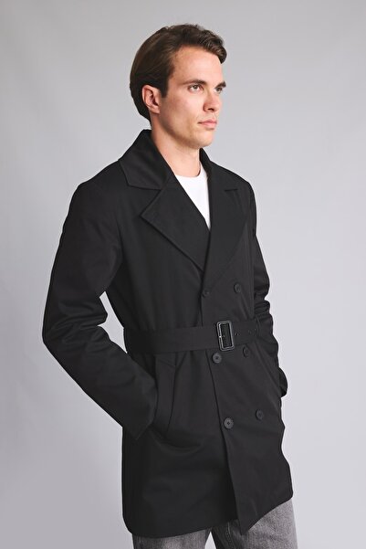DeFacto Men's Coat D5528Ax/Bk27 Black
