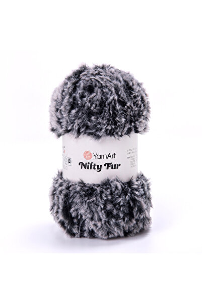 Yarnart Nifty Fur Plush Fur Textured Thick Knitting Yarn 100% Polyester 100 G...