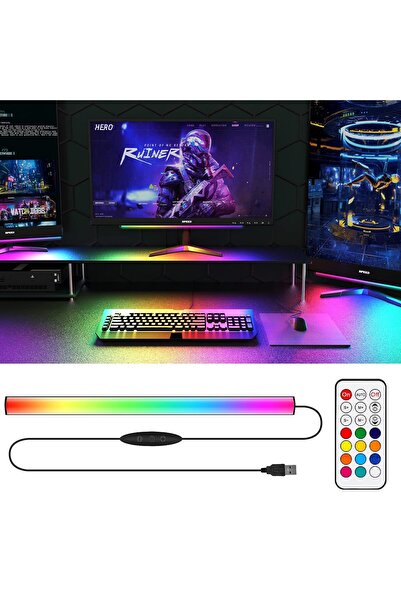 WILLED Μπάρα LED RGB για οθόνη/τηλεόραση, 351 δυναμικές λειτουργίες, τηλεχειρ...