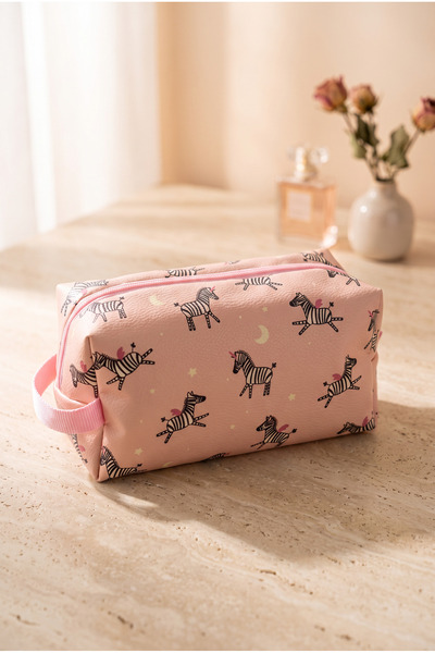 Okapi Zebra Design Travel Bag - Zipper Bag Organizer Cosmetic and Personal Ca...