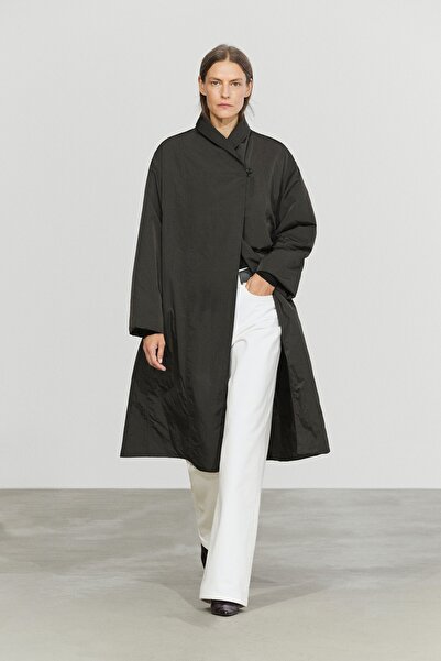 Massimo Dutti Uzun kapitone parka