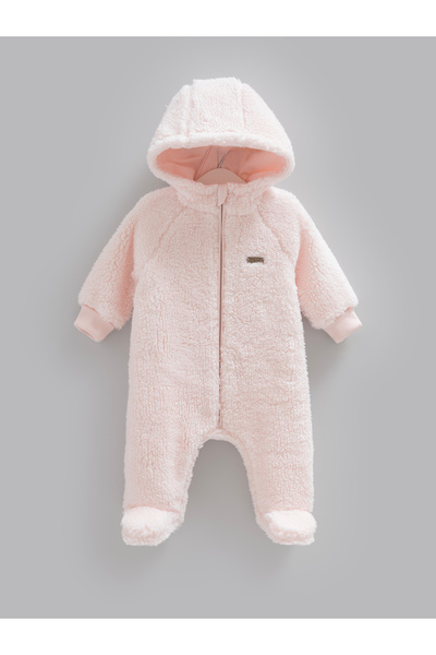 Caramell Baby Girl Overalls Welsoft Plush Winter Overalls (1-3, 3-6 Months wi...