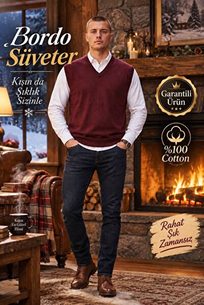 Aycan Fourmen Comfortable Fit Sweater over Shirt