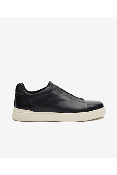 Greyder Erkek Siyah Hakiki Deri Sneaker Ayakkabı 6K1SA19720