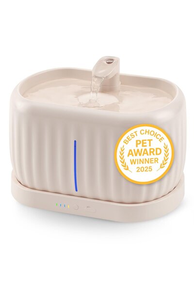 PRETTYPAW Pure Flow Max ποτίστρα γάτας, 3 λίτρα, ασύρματη, αισθητήρας κίνησης...